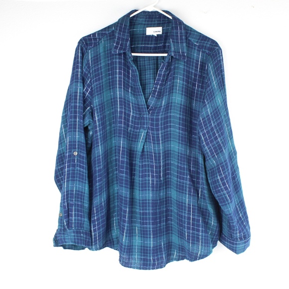 Sonoma Tops - Sonoma Plaid Long Sleeve Shirt